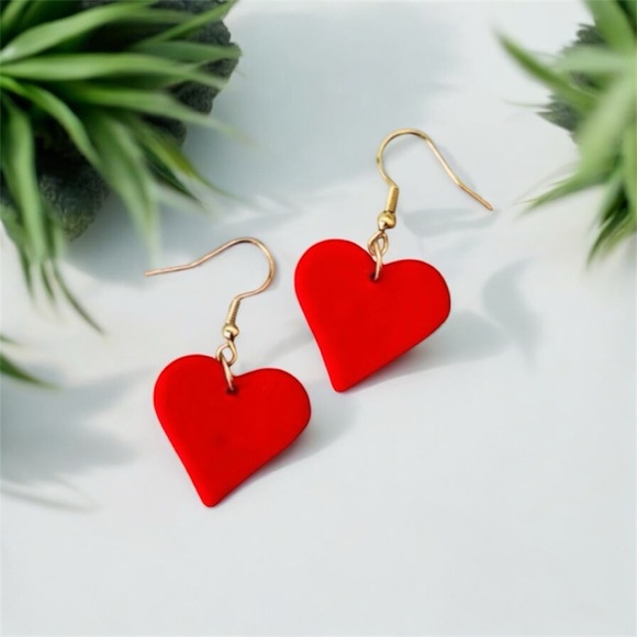 True Love ❤️ Polymer Clay Earrings by Mint&Rose - Picture 1 of 4